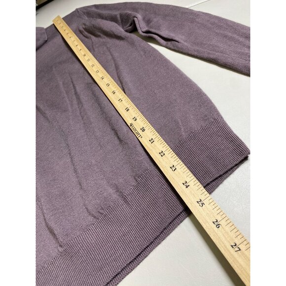 Marks & Spencer Purple Turtleneck Long Sleeve Sweater Knit UK 8 Women size US 4 - Picture 5 of 13